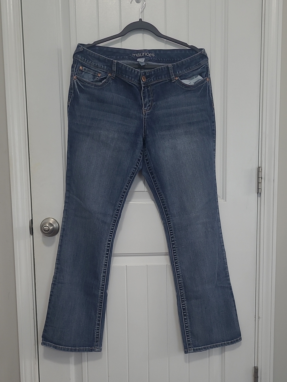 Maurices Women's Dark Wash Bootcut Jeans - Blue